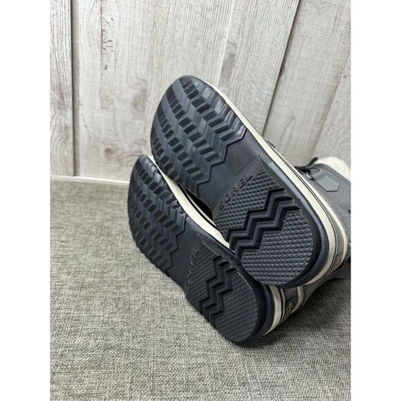 Sorel Womens Winter Carnival Boots Size 7 Quarry Black Waterproof Insulated - Picture 7 of 9